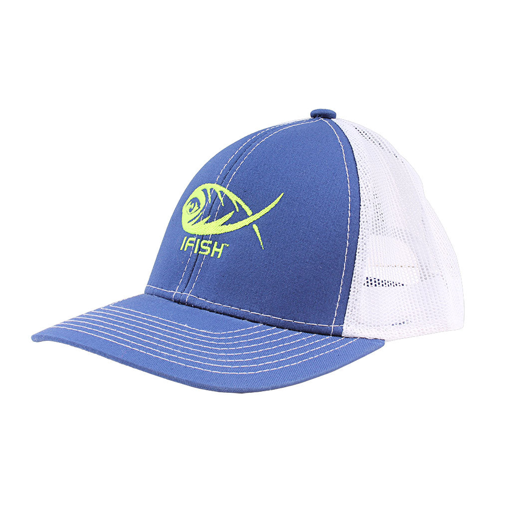 iFish Structured Mesh-Back Logo Hat