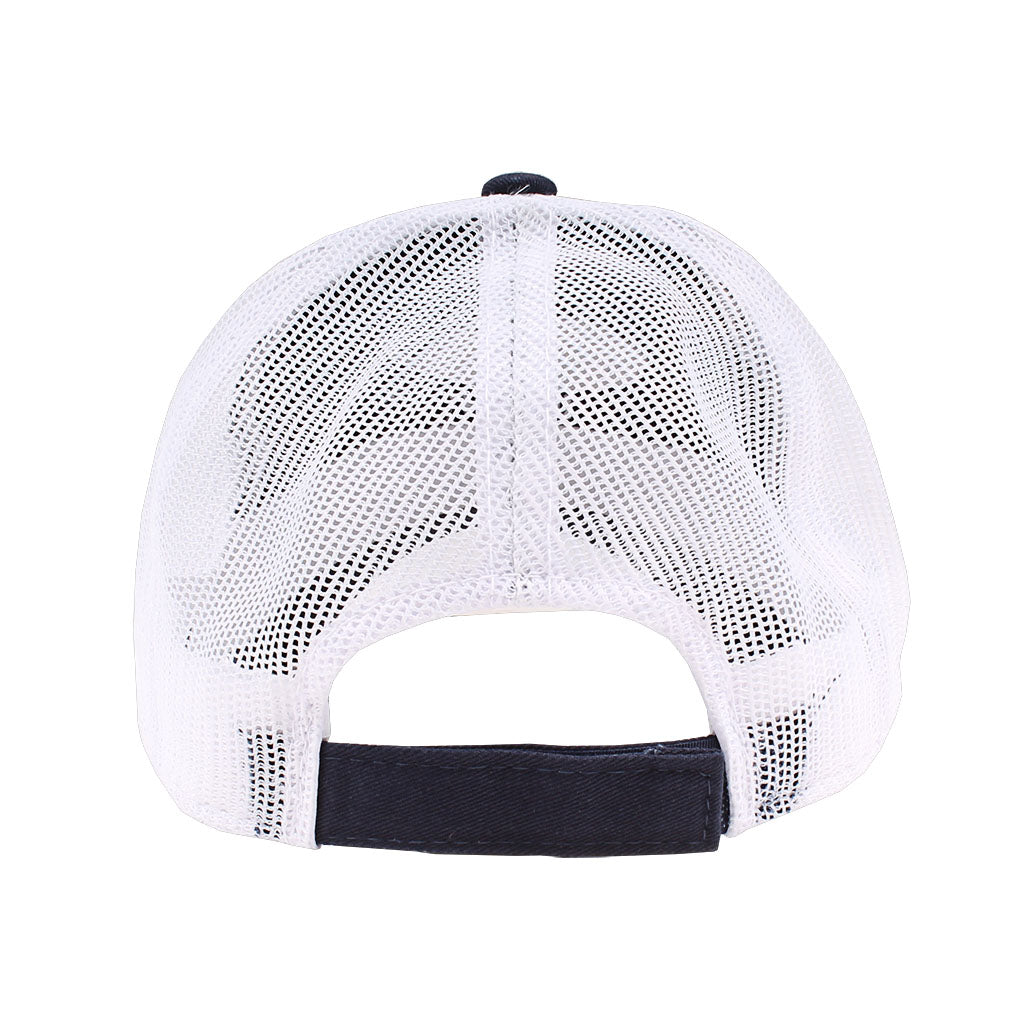 iFish Unstructured Mesh-Back Trucker Logo Hat