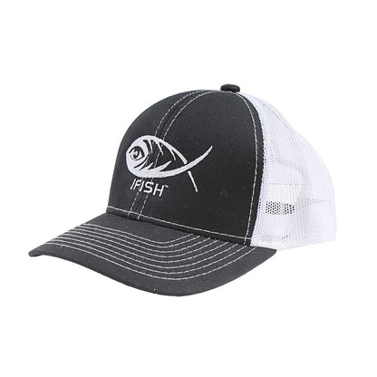 iFish Structured Mesh-Back Logo Hat